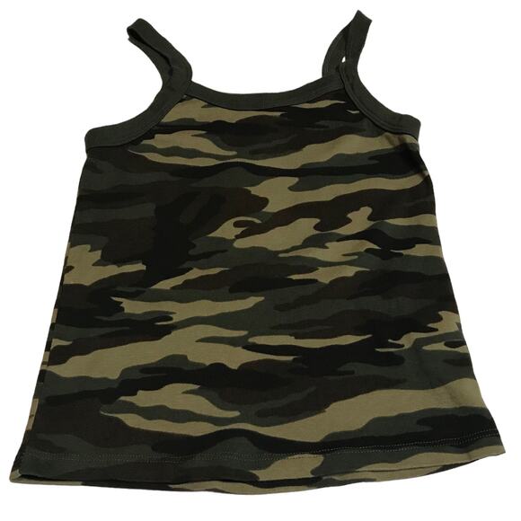 Forever 21 Girls Camo Tank Top Size 9-10 Light Wash Denim Shorts Size Large - Picture 2 of 7